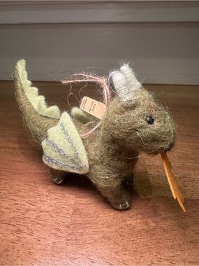 Handmade Felt Dragon Ornament